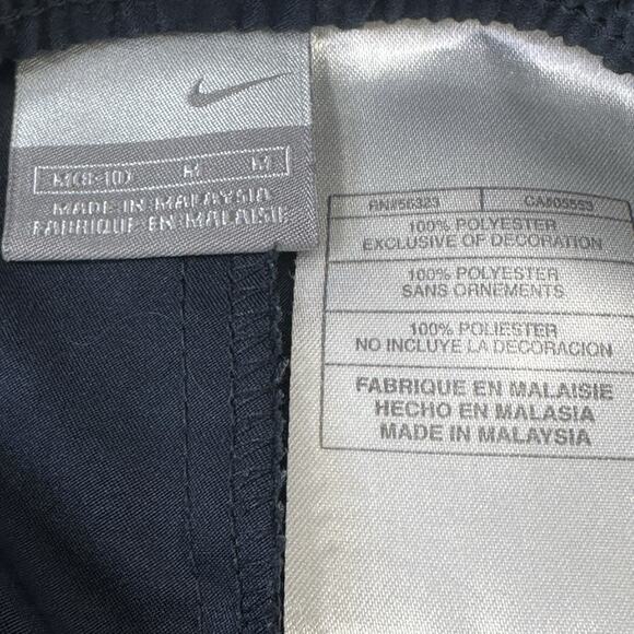 Vintage Nike Pants Womens M Silver Tag Blue Yellow Track Pants Swoosh Y2K 29x32 - Picture 6 of 14
